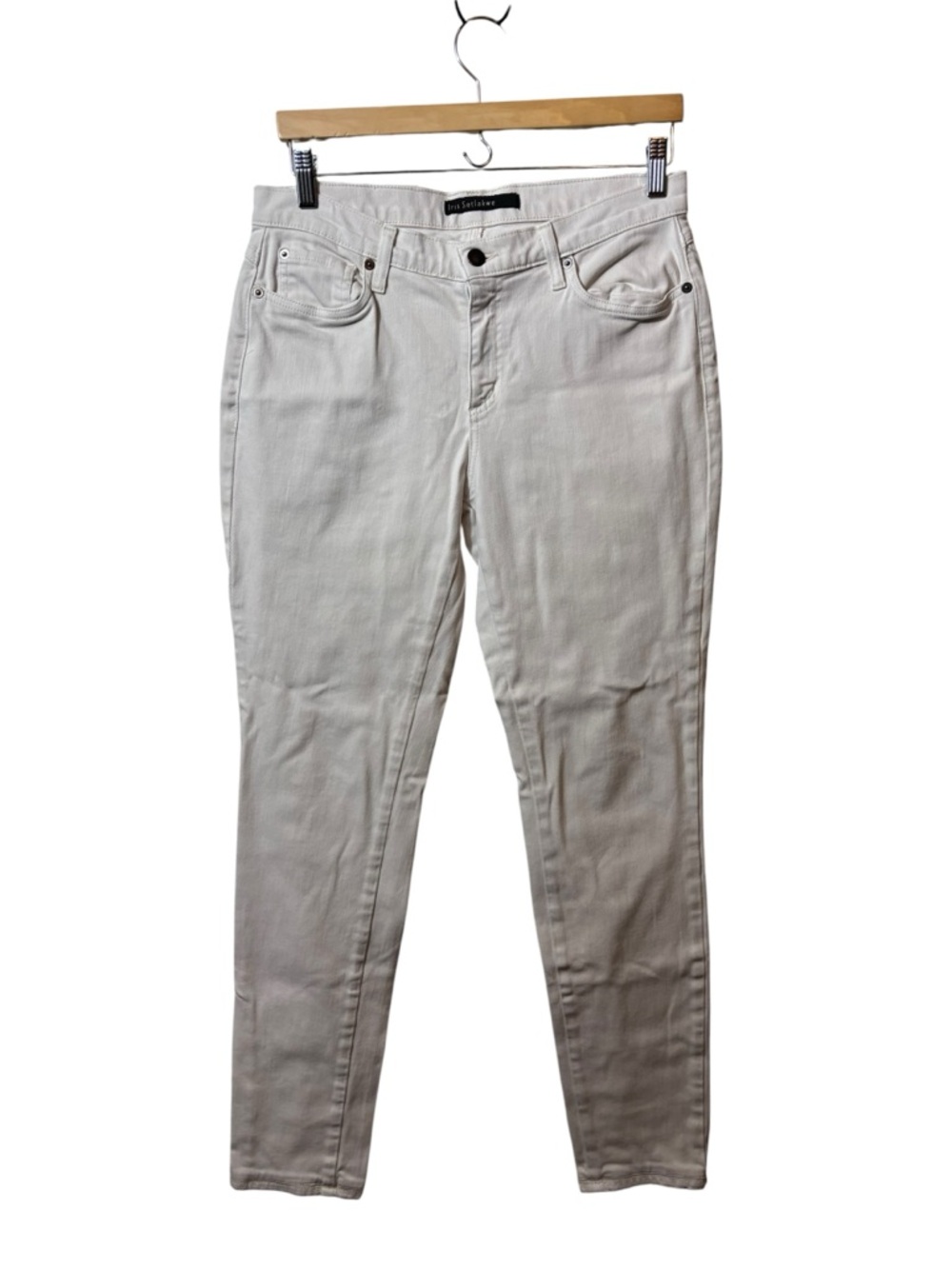 Iris Setlakwe Cream Skinny Jeans 29